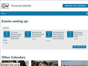 calendar.gwu.edu