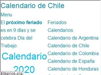 calendariochile.com