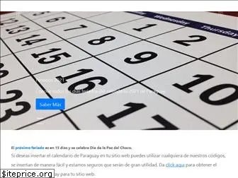 calendarioparaguay.com