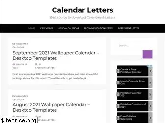 calendarletters.com