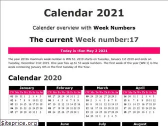 calendarweeks.de