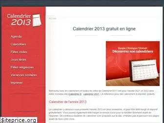 calendrier2013.net