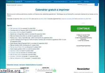 calendriergratuit.fr