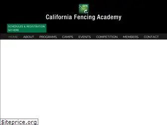 calfencingacademy.com