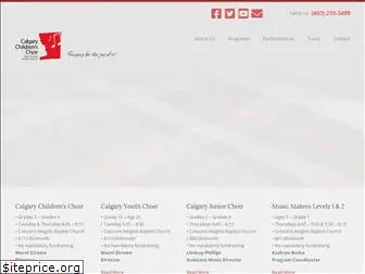 calgarychildrenschoir.com