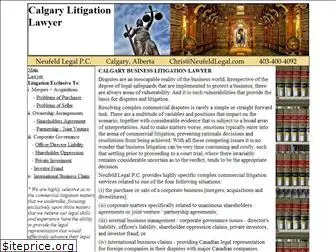 calgarylitigationlawyer.ca