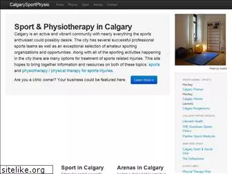 calgarysportphysio.com