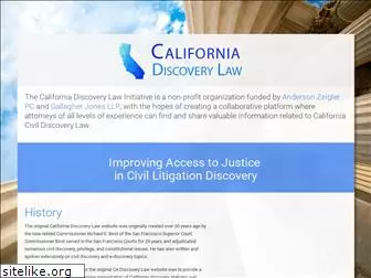 california-discovery-law.com