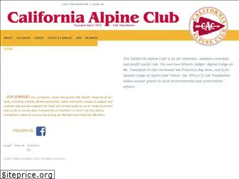 californiaalpineclub.org