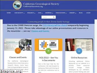 californiaancestors.org