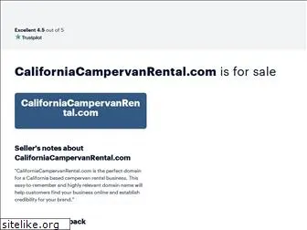 californiacampervanrental.com