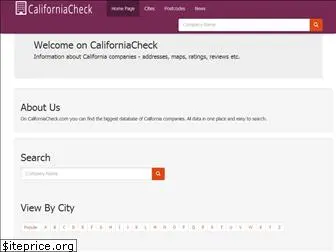 californiacheck.com