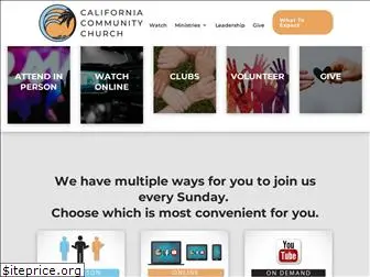 californiacommunitychurch.com