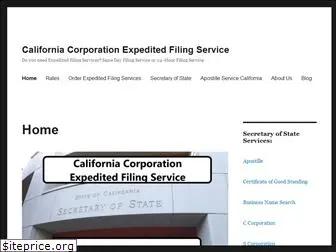 californiacorporationexpeditedfilingservice.com