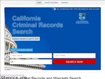 californiacriminalrecords.org