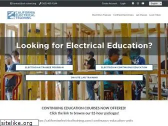 californiaelectricaltraining.com