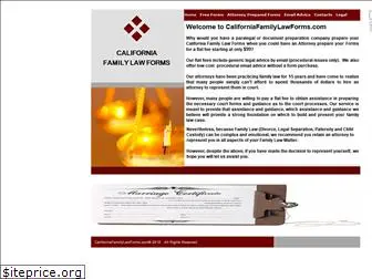 californiafamilylawforms.com