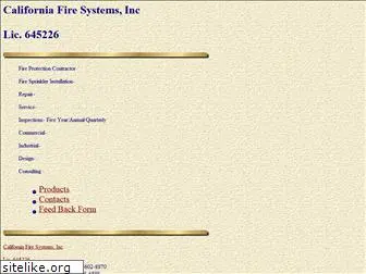 californiafiresystems.com