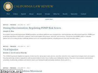 californialawreview.org