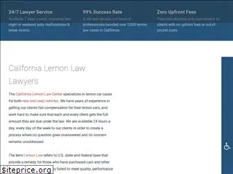 californialemonlawcenter.com