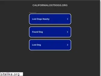 californialostdogs.org