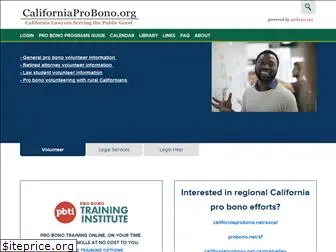 californiaprobono.org