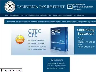 californiataxinstitute.com