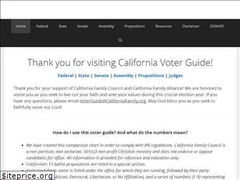 californiavoterguide.org