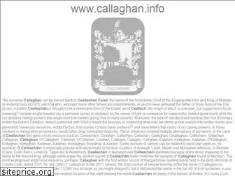 callaghan.info