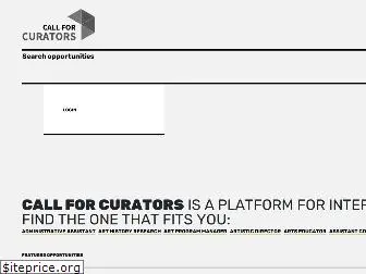 callforcurators.com