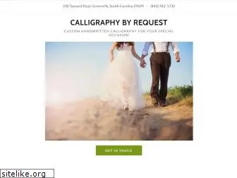 calligraphybyrequest.com