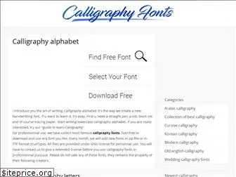 calligraphyfonts.info