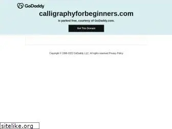 calligraphyforbeginners.com