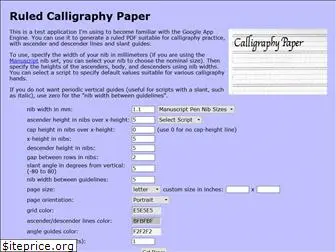 www.calligraphypaper.appspot.com