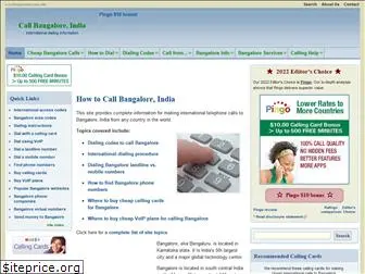 callingbangalore.com