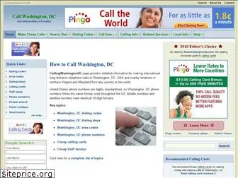 callingwashingtondc.com