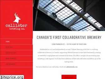 callisterbrewing.com