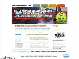 callsigns.co.nz