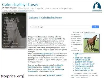 calmhealthyhorses.com