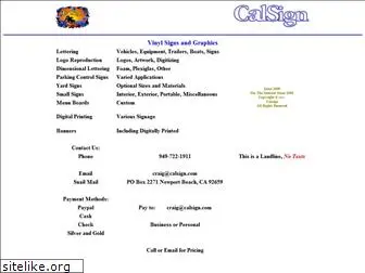 calsign.com