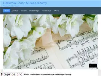 calsoundmusicacademy.com