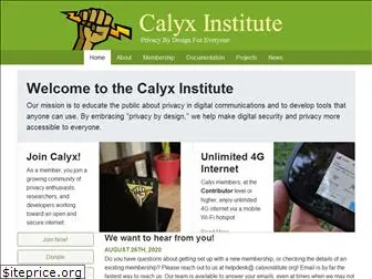 calyxinstitute.org