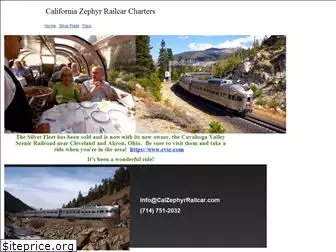 calzephyrrailcar.com