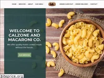 calzoneandmacaroni.com