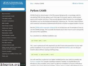 camb.readthedocs.io