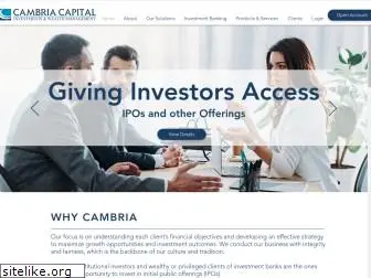 cambriacapital.com