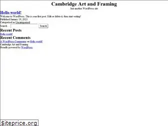 cambridgeartandframing.com