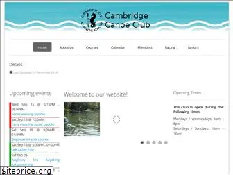cambridgecanoeclub.org.uk