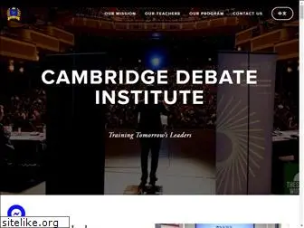 cambridgedebateinstitute.com