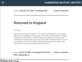 cambridgemilitaryhistory.com